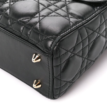 Christian Dior Lambskin Cannage Small Lucky Badges My Lady Dior Black 11 of 12