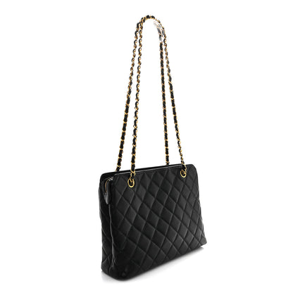 Chanel Caviar Quilted Flap Shoulder Bag Black 3 of 11