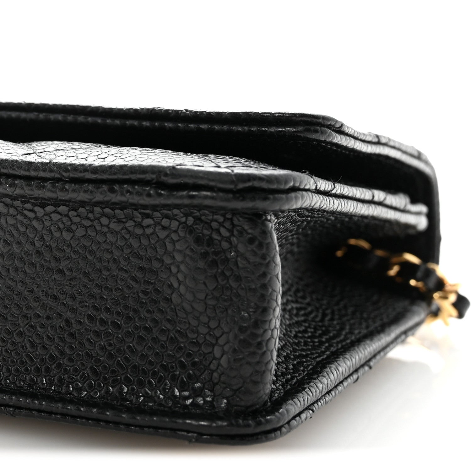 Chanel Caviar Quilted Wallet On Chain WOC Black 11 of 12