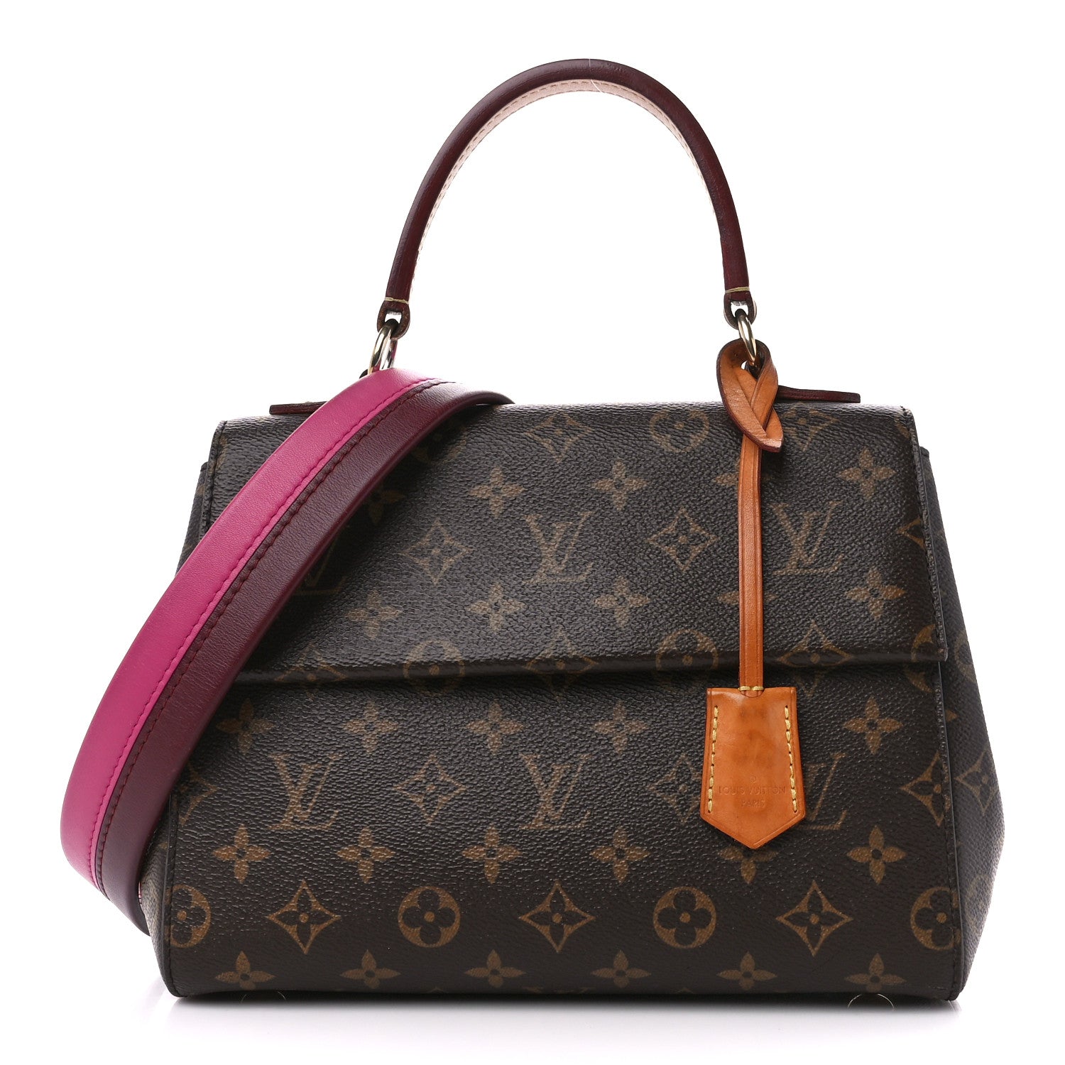 Louis Vuitton Monogram Cluny BB Bordeaux Fuchsia 1 of 12