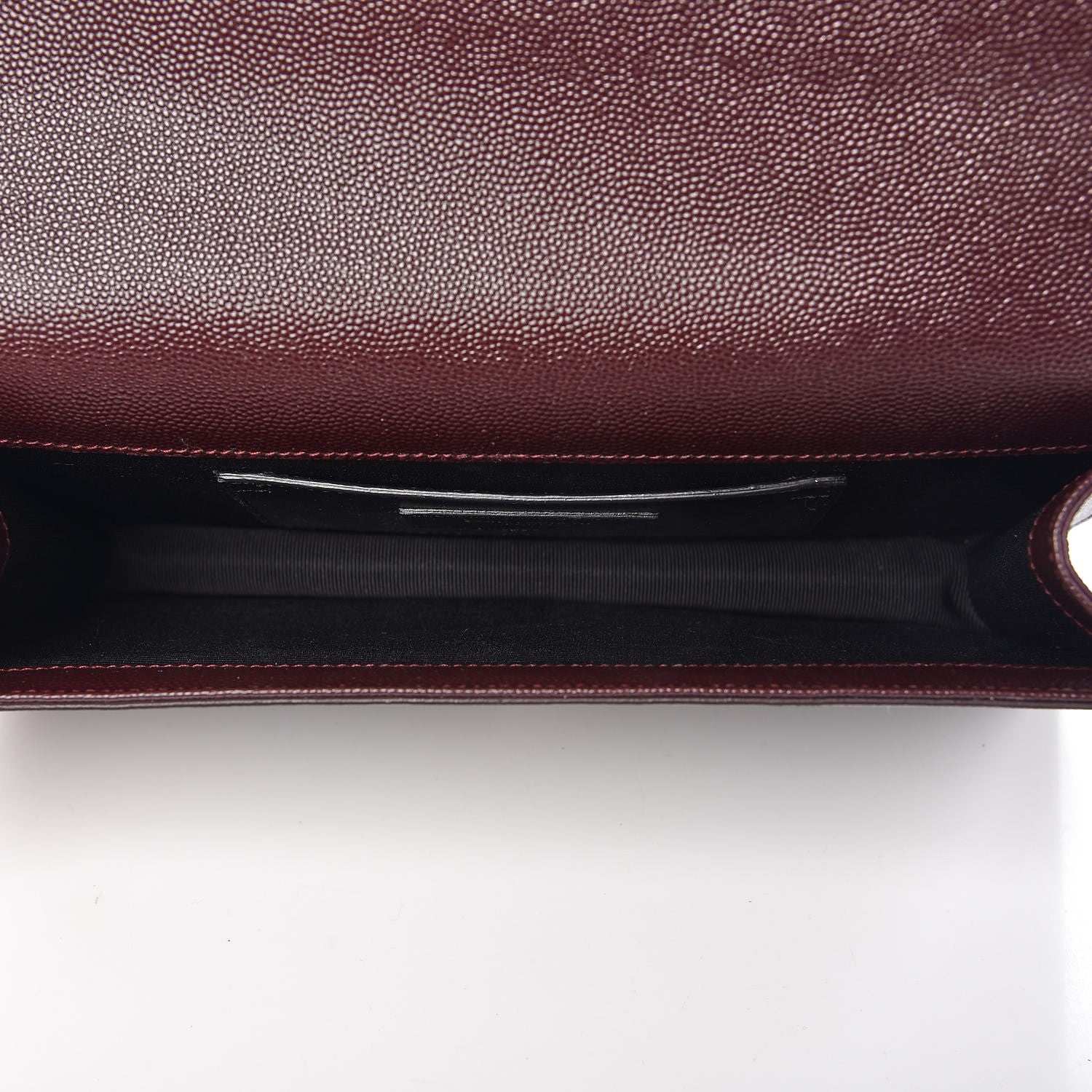 Saint Laurent Grain De Poudre Classic Kate Monogram Clutch Amaranto 5 of 6