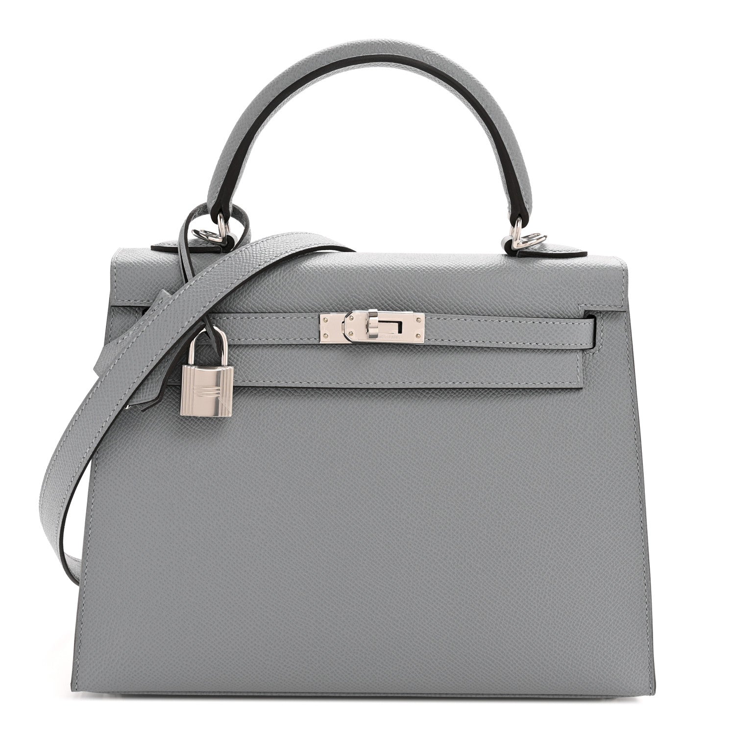 Hermes Epsom Kelly Sellier 25 Gris Pantin 1782034 – FASHIONPHILE