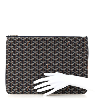 Goyard Goyardine Senat Pochette GM Navy 2 of 7