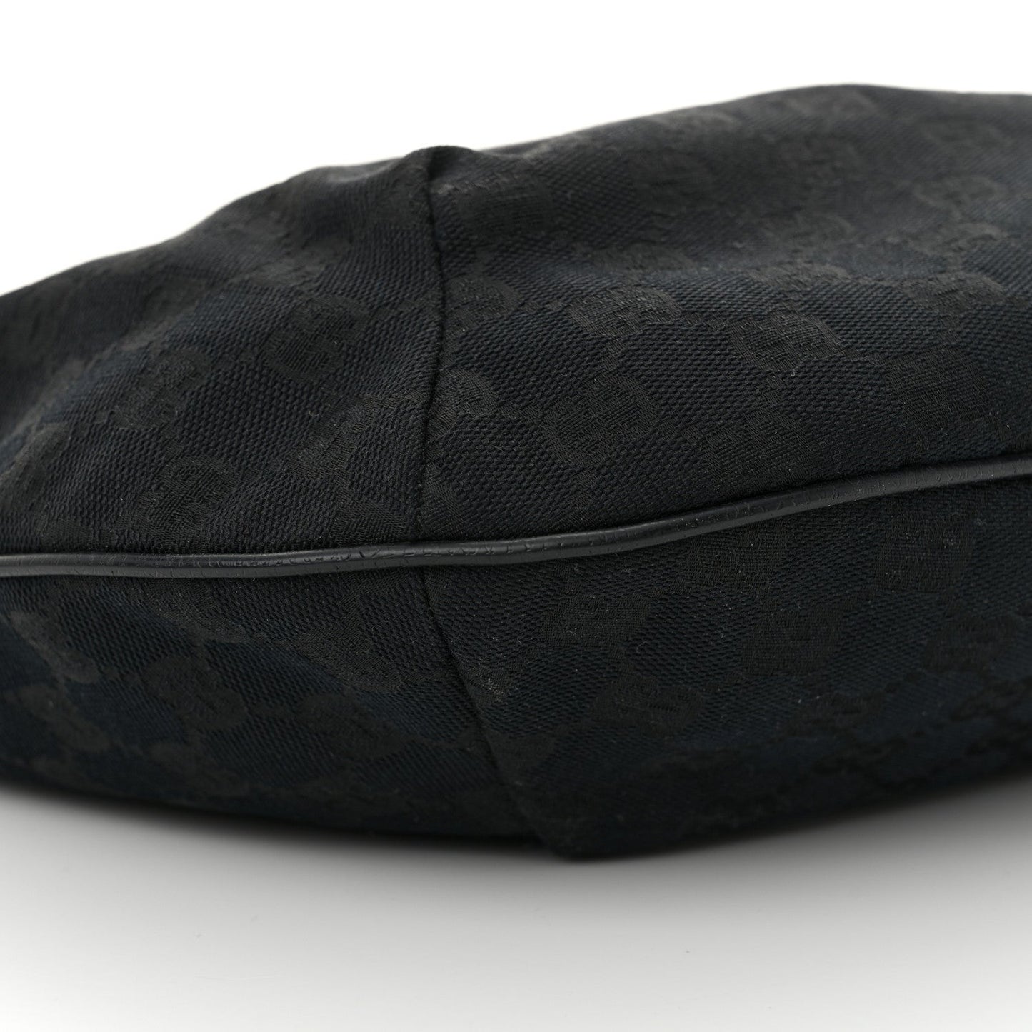 Monogram Medium Half Moon Hobo Black