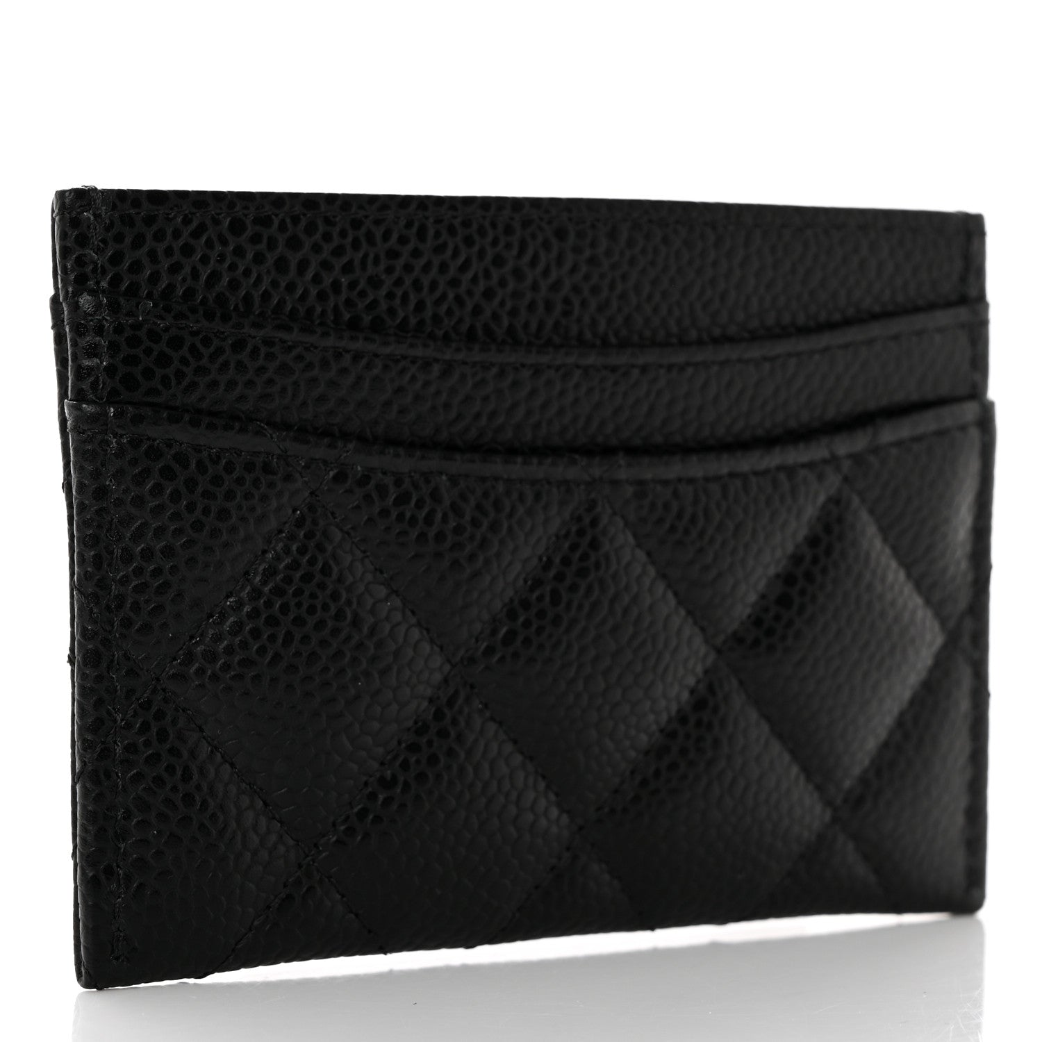 Chanel Caviar Quilted Card Holder Black 3 of 9