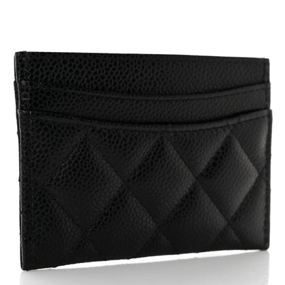 Chanel Caviar Quilted Card Holder Black 3 of 9