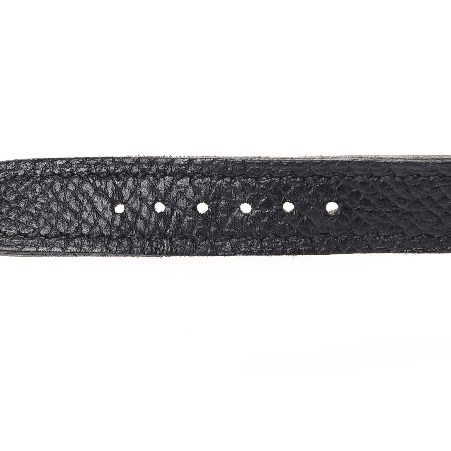Hermes Epsom Kelly Watch Replacement Strap Band Black 4 of 6