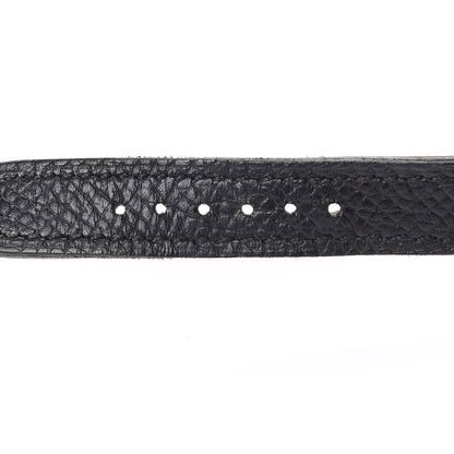 Hermes Epsom Kelly Watch Replacement Strap Band Black 4 of 6