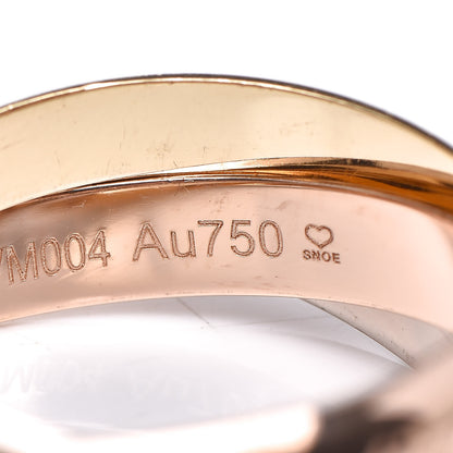 Cartier 18K Pink Yellow White Gold Classic Trinity Ring 56 7.25 5 of 6
