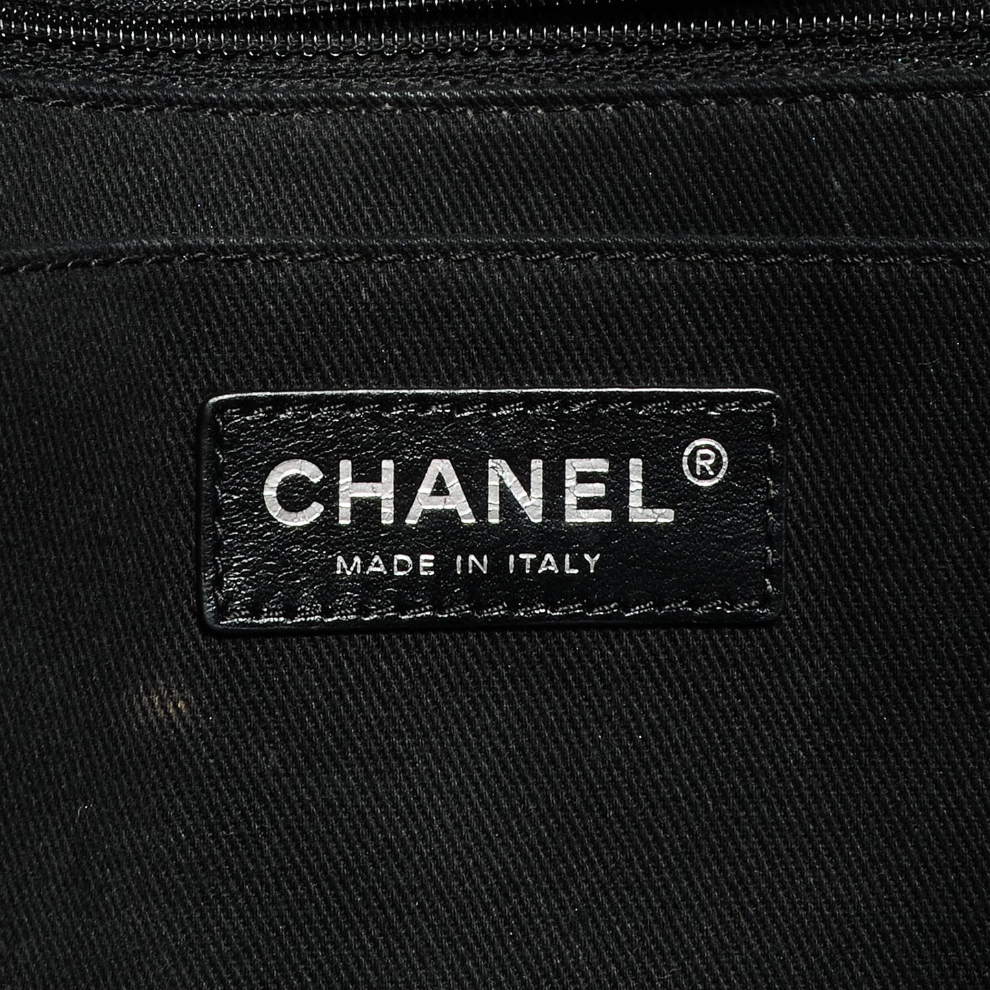 Vinyl Quilted In the Business Flap Bag Black