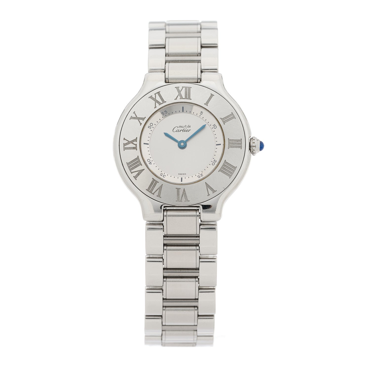 Cartier Stainless Steel 31mm Must De 21 Quartz Watch 1 of 4