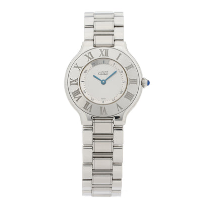 Cartier Stainless Steel 31mm Must De 21 Quartz Watch 1 of 4