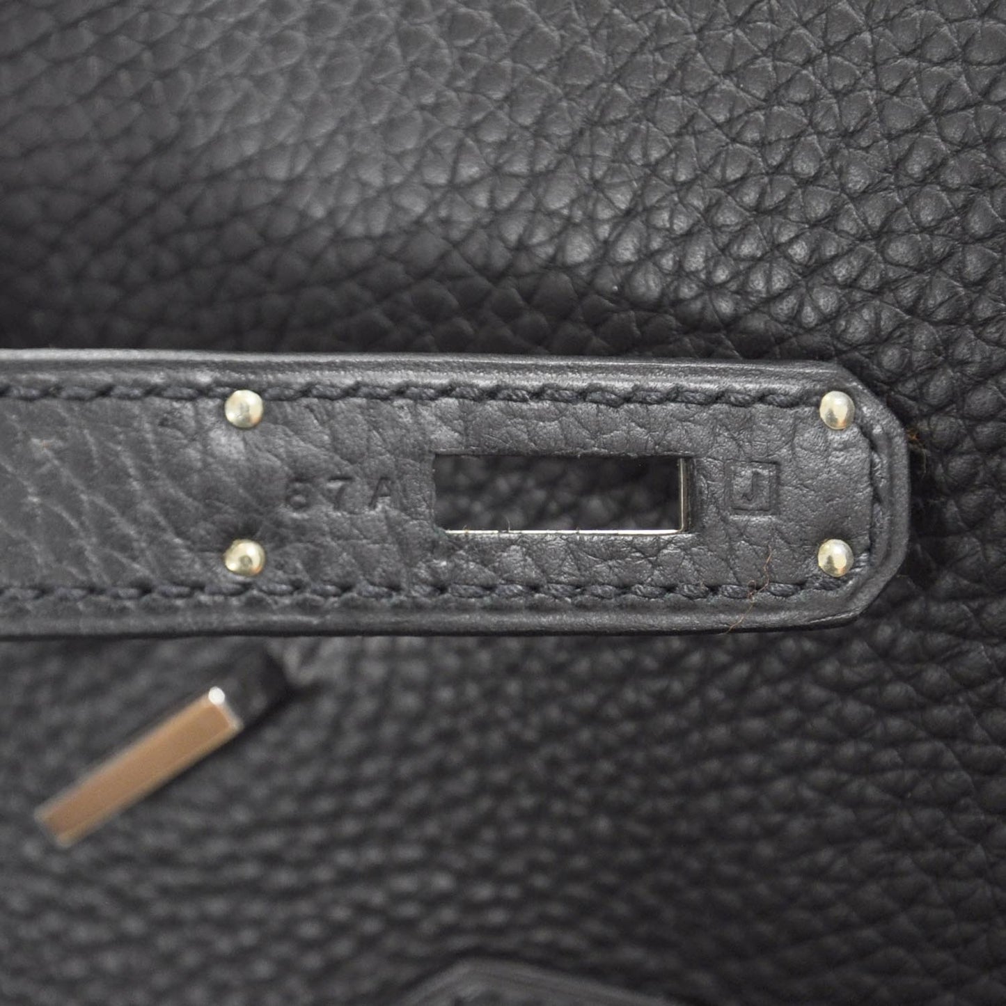 Clemence Leather Birkin 35 Black