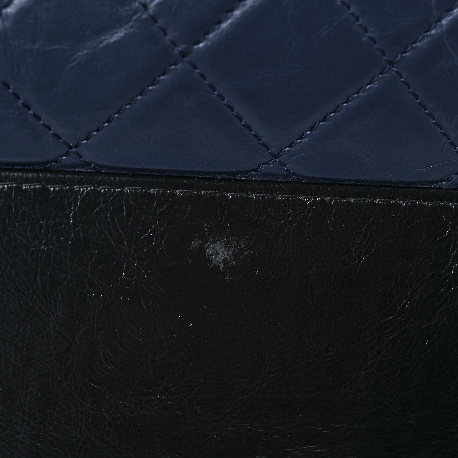 Chanel Aged Calfskin Quilted Medium Gabrielle Hobo Navy Black 15 of 15