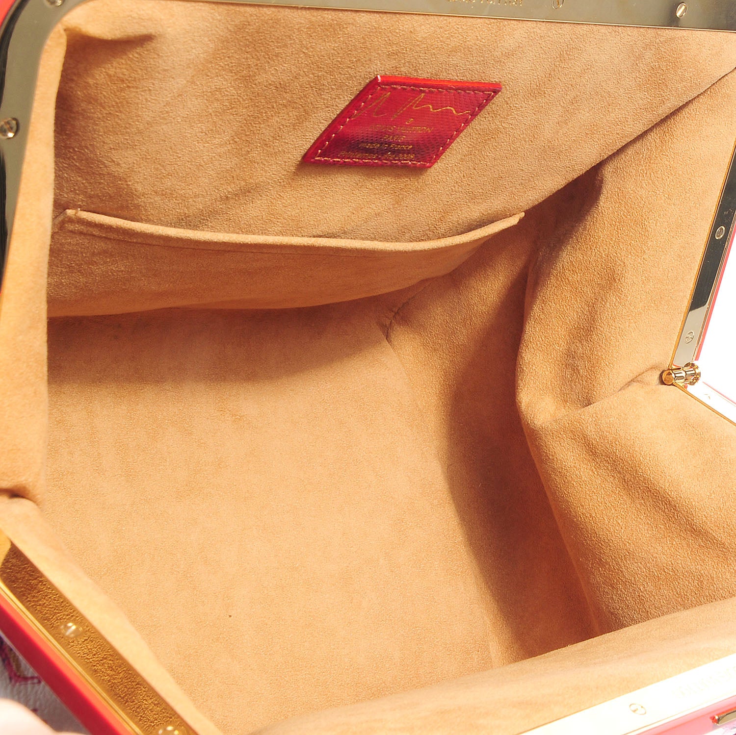 Louis Vuitton Watercolor Aquarelle Frame Speedy White 5 of 7