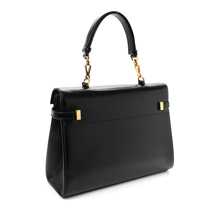 Saint Laurent Smooth Calfskin Manhattan Top Handle Black 3 of 9