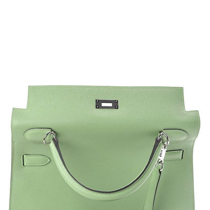 Hermes Epsom Kelly Sellier 32 Vert Criquet 10 of 40