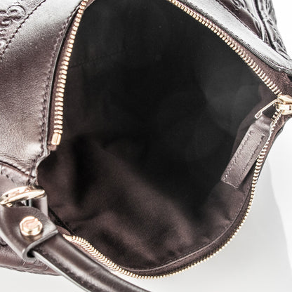 Gucci Guccissima Small D Gold Hobo Chocolate Brown 5 of 7