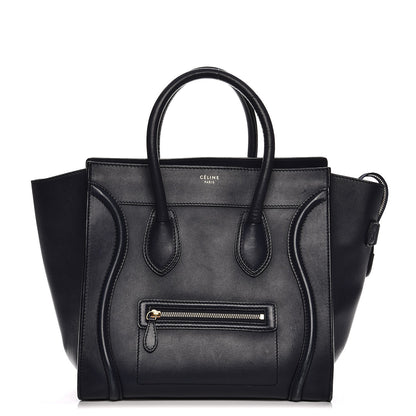 Celine Smooth Calfskin Mini Luggage Navy Blue 1 of 19