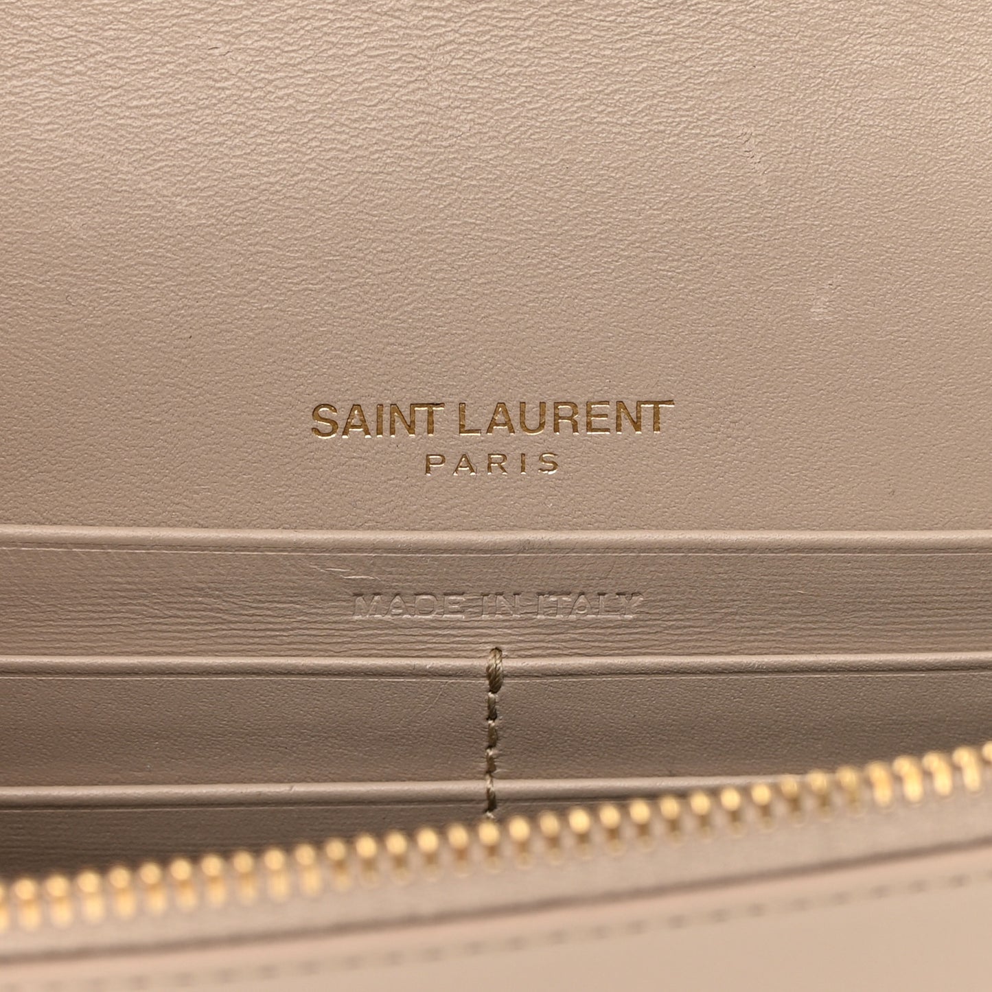 Smooth Calfskin Classic Monogram Kate Tassel Chain Wallet