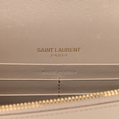 Saint Laurent Smooth Calfskin Classic Monogram Kate Tassel Chain Wallet 6 of 14