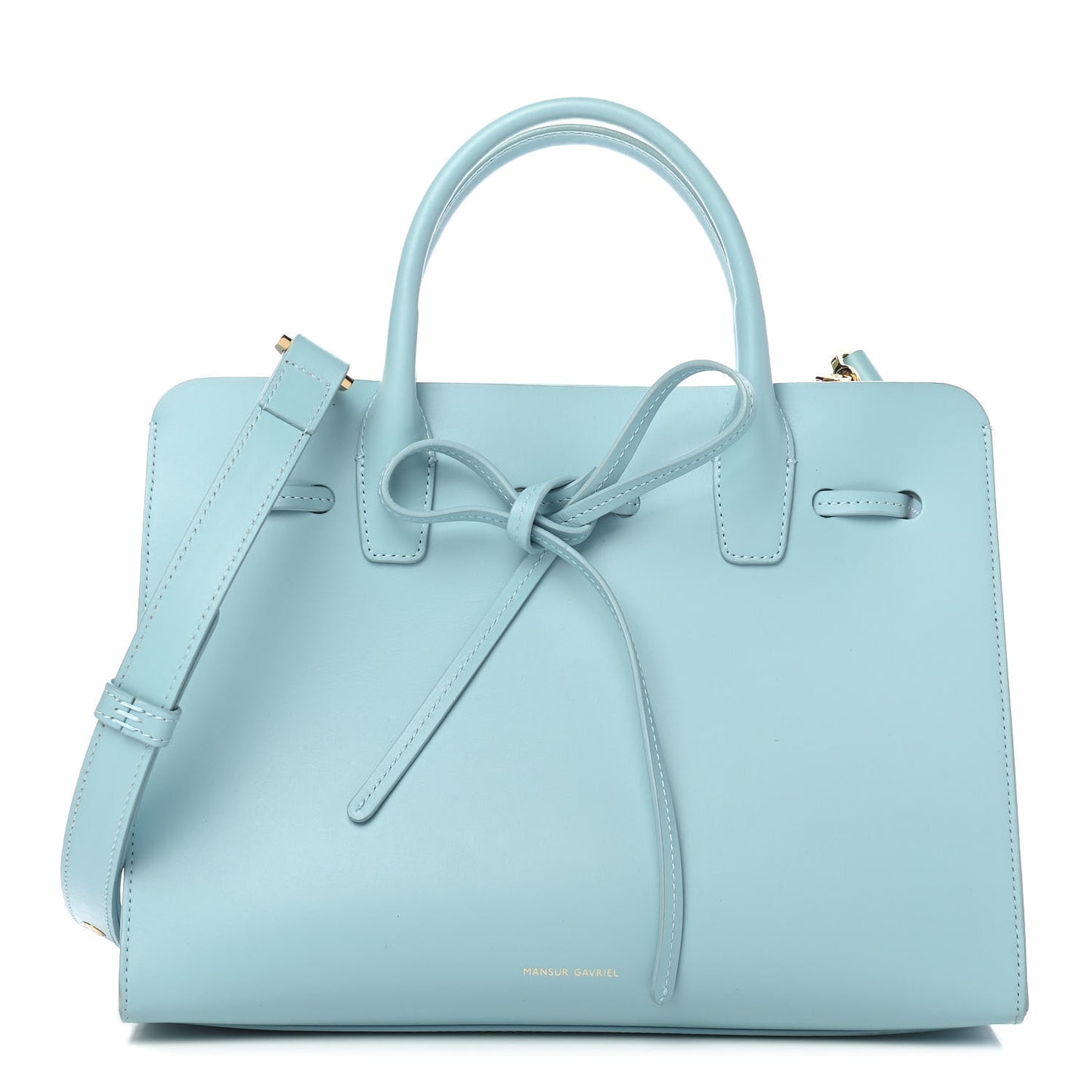 Calfskin Sun Bag Sky Blue