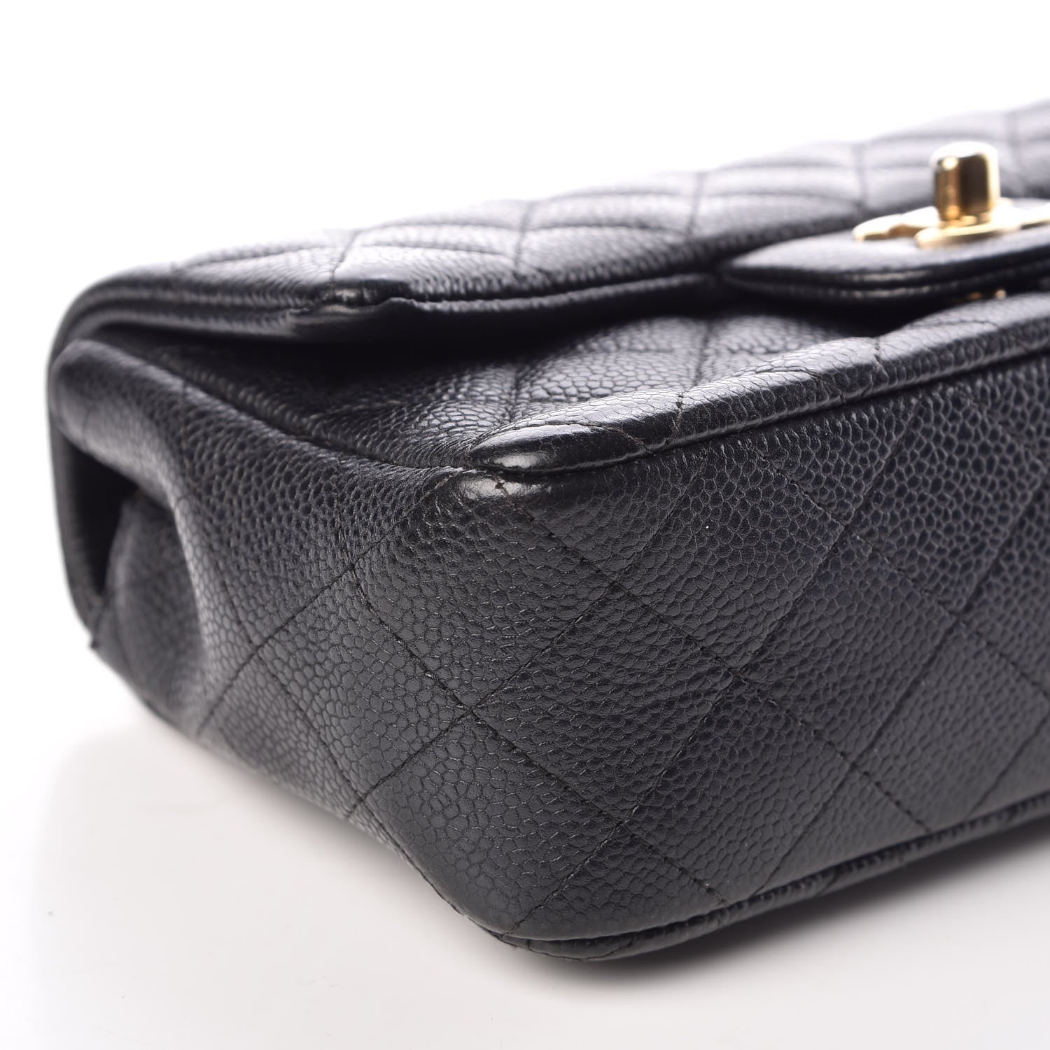 Chanel Caviar Quilted Mini Rectangular Flap Black 5 of 9