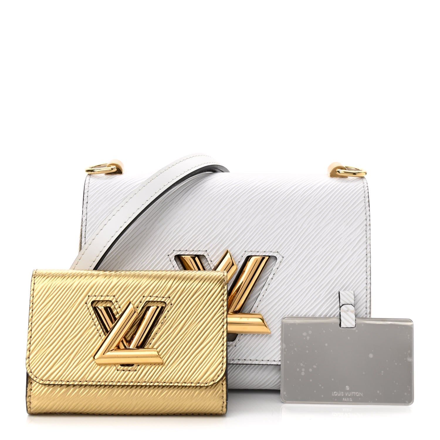 Louis Vuitton Epi Twist PM and Twisty White Gold 1 of 10