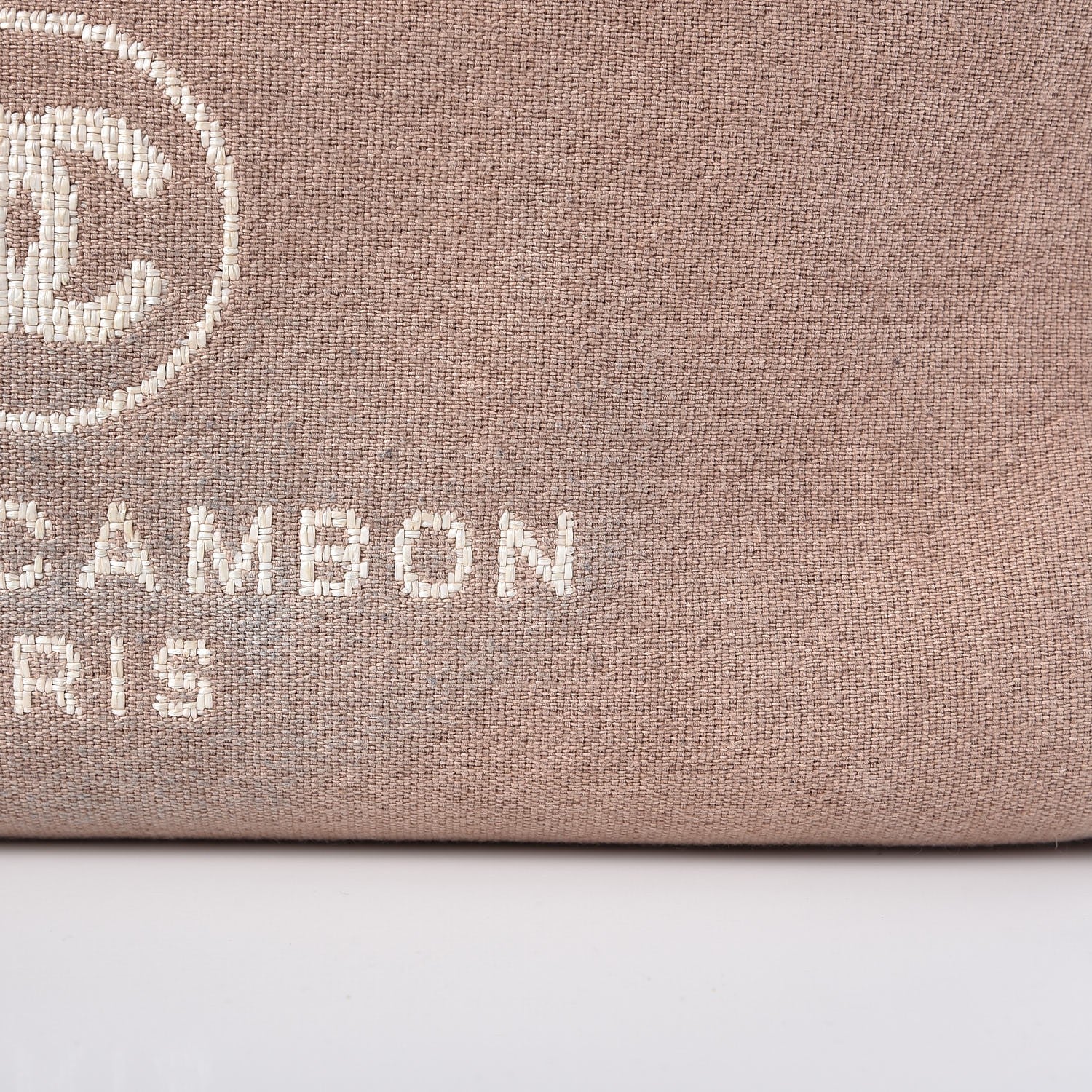 Chanel Canvas Large Deauville Tote Ecru 10 of 17