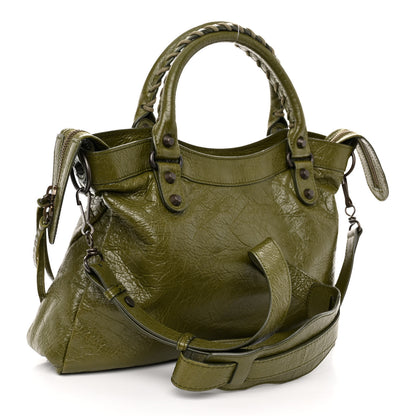 Balenciaga Agneau Classic Hardware Town Green 3 of 9