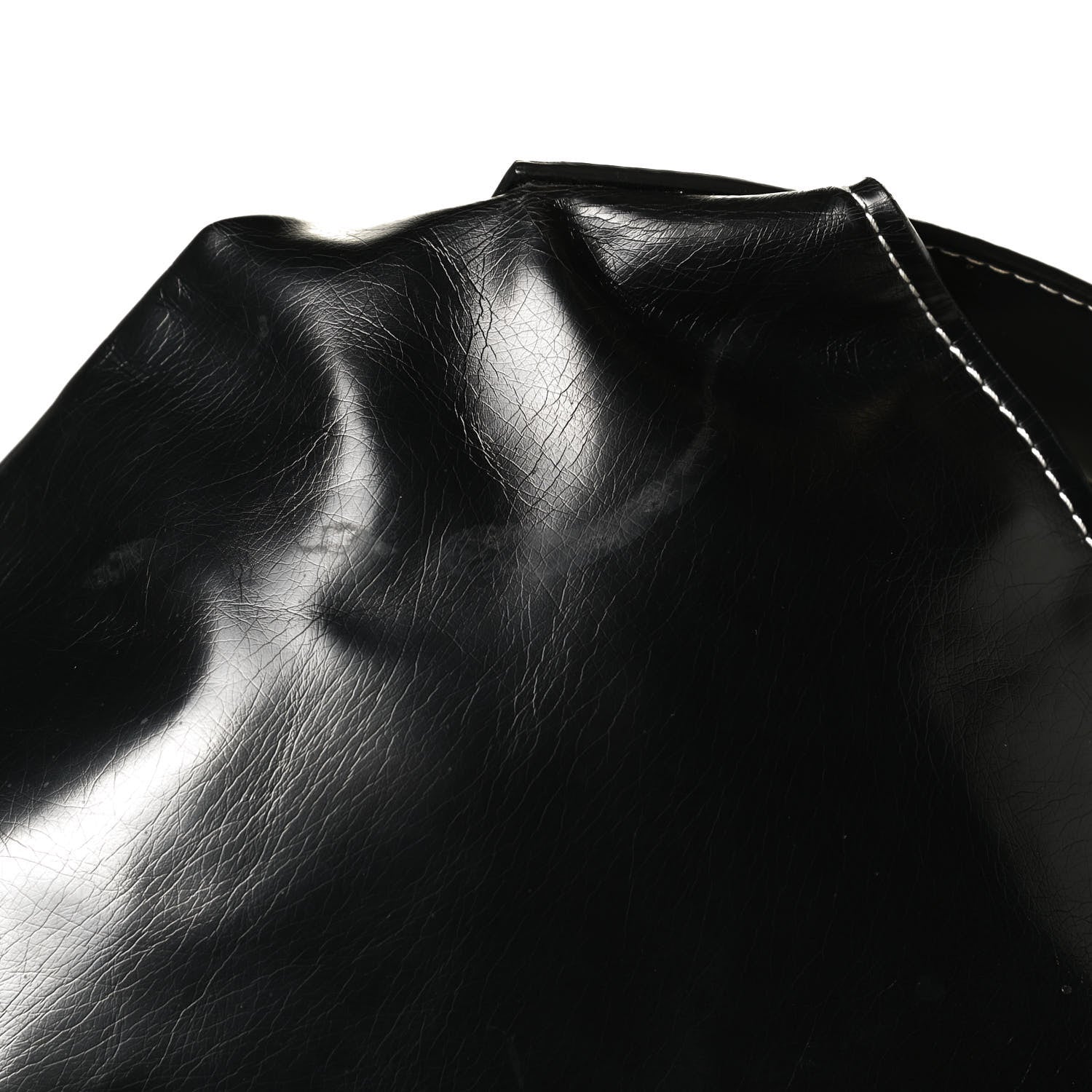 Proenza Schouler Calfskin Large Cire Zip Hobo Black 16 of 17