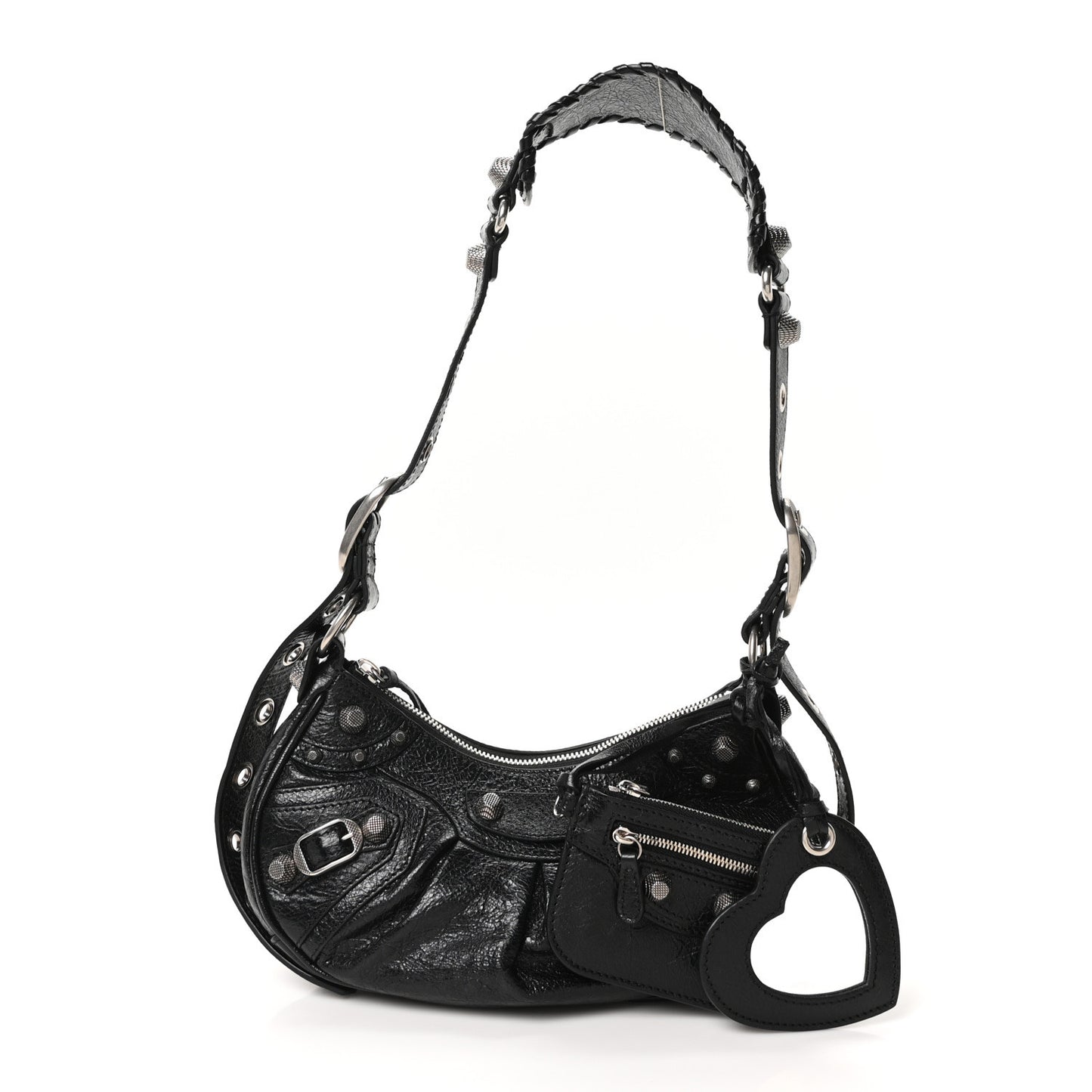 Agneau Arena Le Cagole Shoulder Bag XS Black