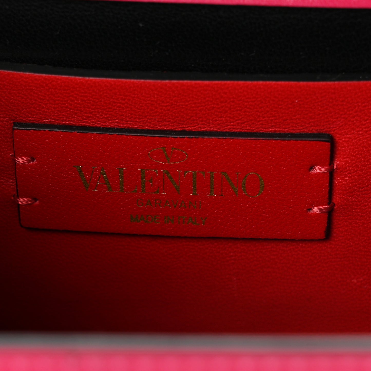 Smooth Calfskin Micro VSling Shoulder Bag Fuchsia