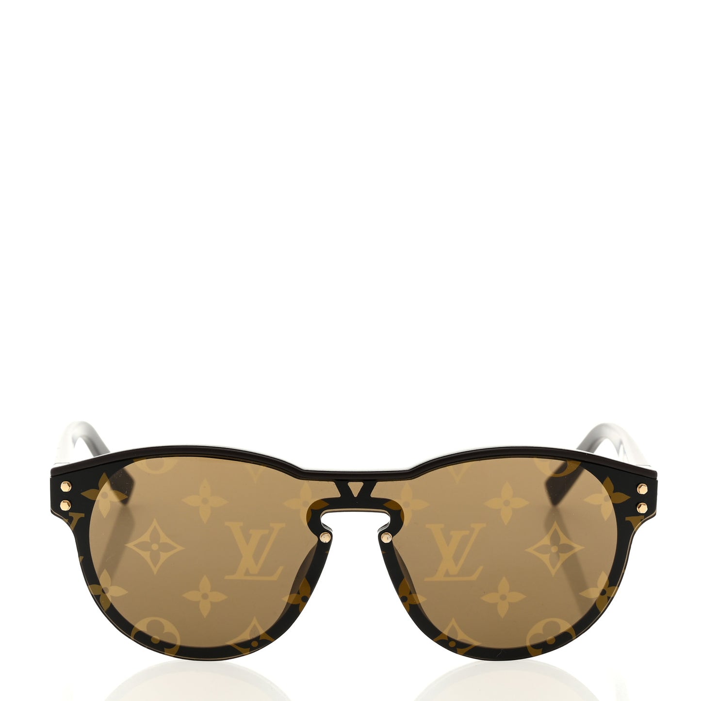 Acetate LV Waimea Round Sunglasses Z1487E Brown