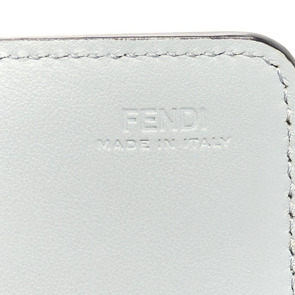 Fendi Vitello Liberty Fun Fair Studded Continental Wallet On Chain Grigio Perla Multicolor 8 of 12