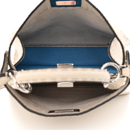 Fendi Cuoio Romano Selleria Chamois Small Peekaboo I SEE U Satchel Camelia Sand Cyber 5 of 10