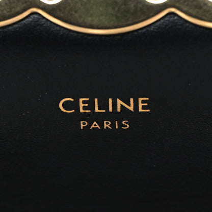 Celine Shiny Calfskin Mini Triomphe Black 6 of 7