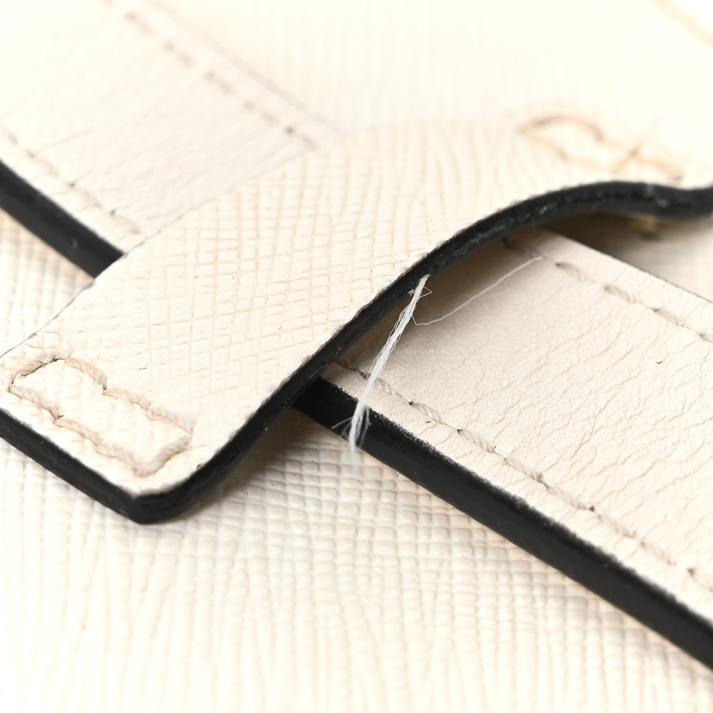 Saffiano Lux Odette Belt Bag White