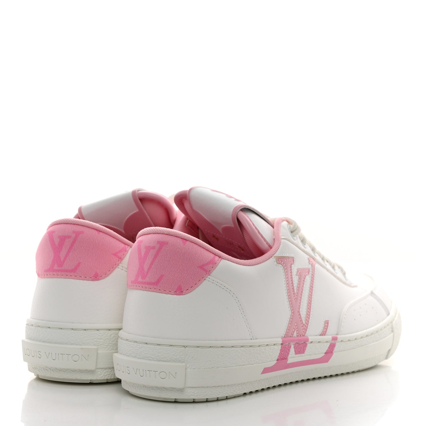Calfskin Charlie Sneaker 37 White Rose Clair