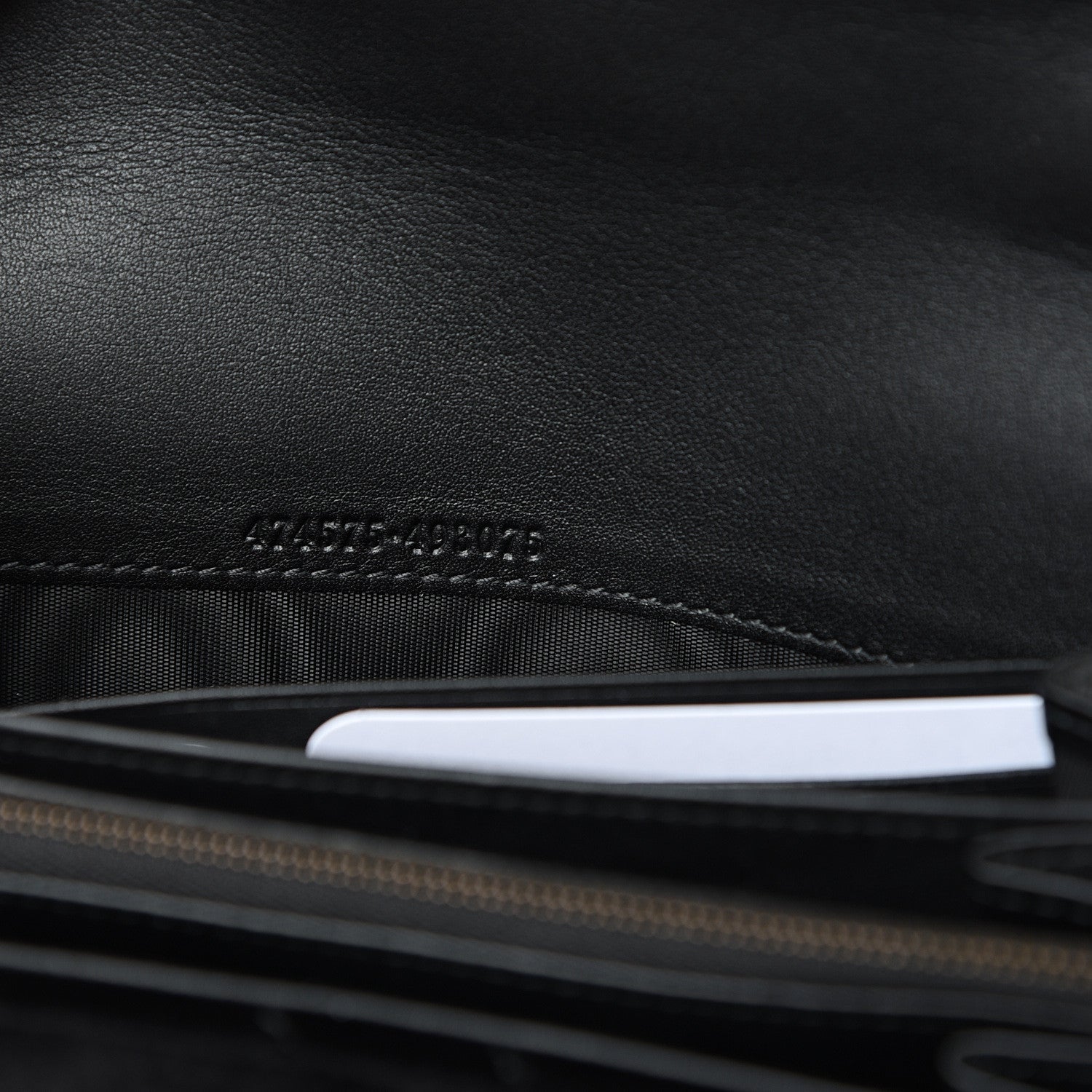 Gucci Velvet Matelasse GG Marmont Chain Wallet Black 6 of 10