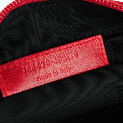 Balenciaga Chevre Classic Hardware Toilette Cosmetic Pouch Rouge Vif 7 of 7