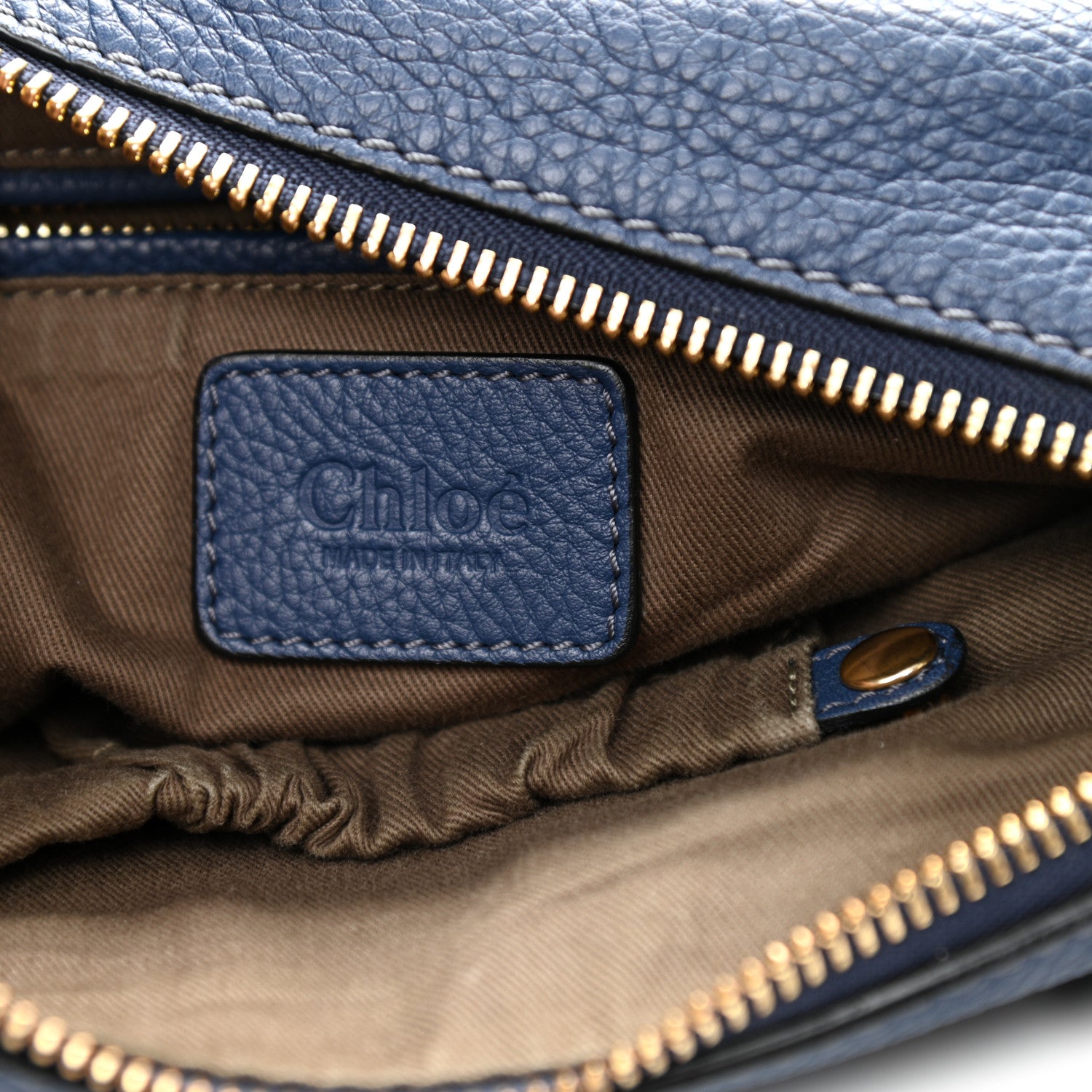 Chloe Calfskin Medium Marcie Satchel Blue 6 of 11