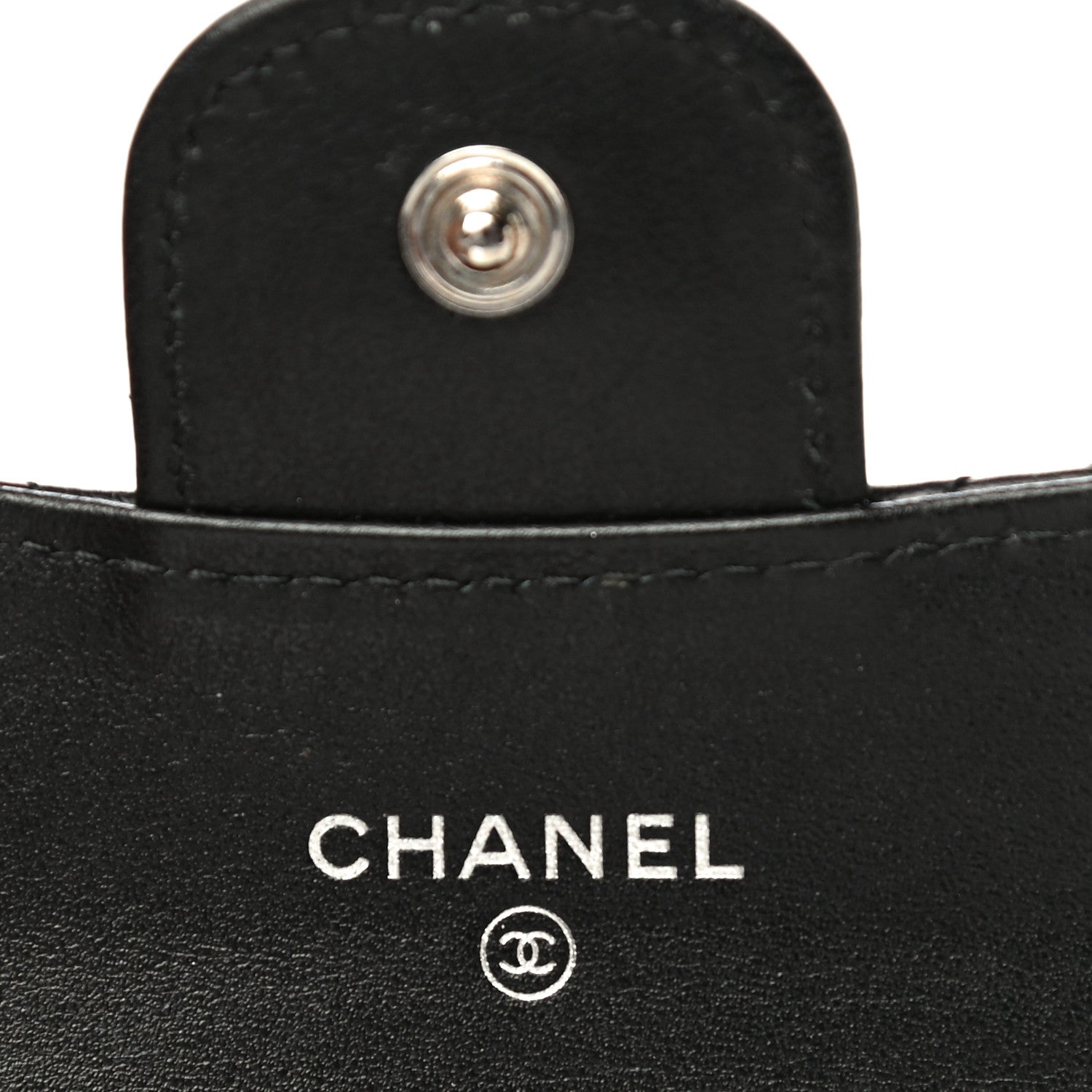Chanel Aged Calfskin Quilted Reissue Flap Card Holder So Black 6 of 12