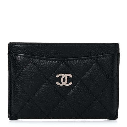 Chanel Caviar Quilted Card Holder Black 1 of 17