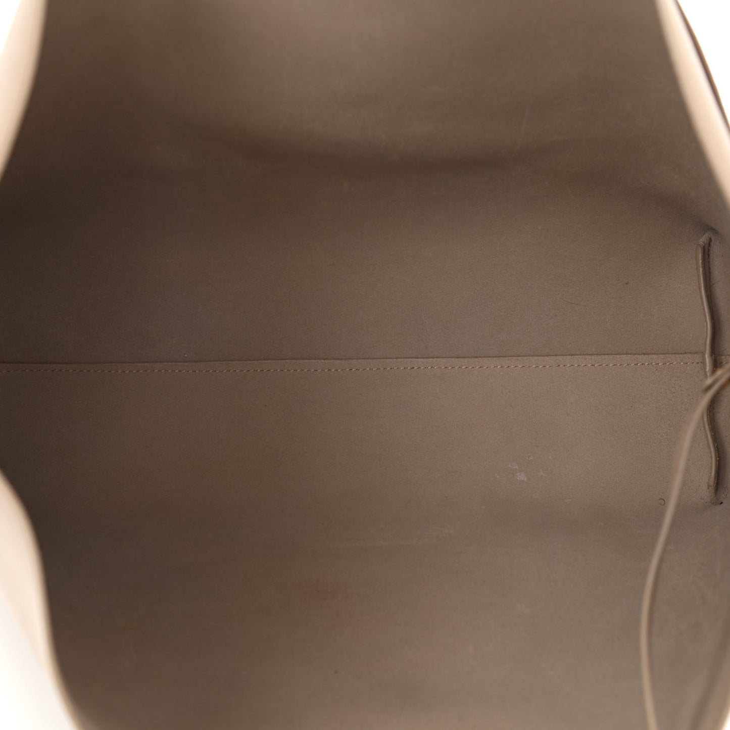 Calfskin Large Shopping Tote Dark Beige
