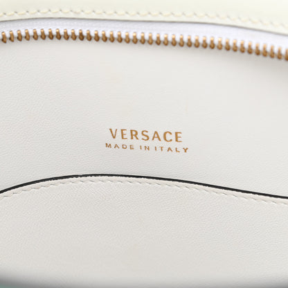 Versace Vitello Large Virtus Bucket Bag Blue White 6 of 10