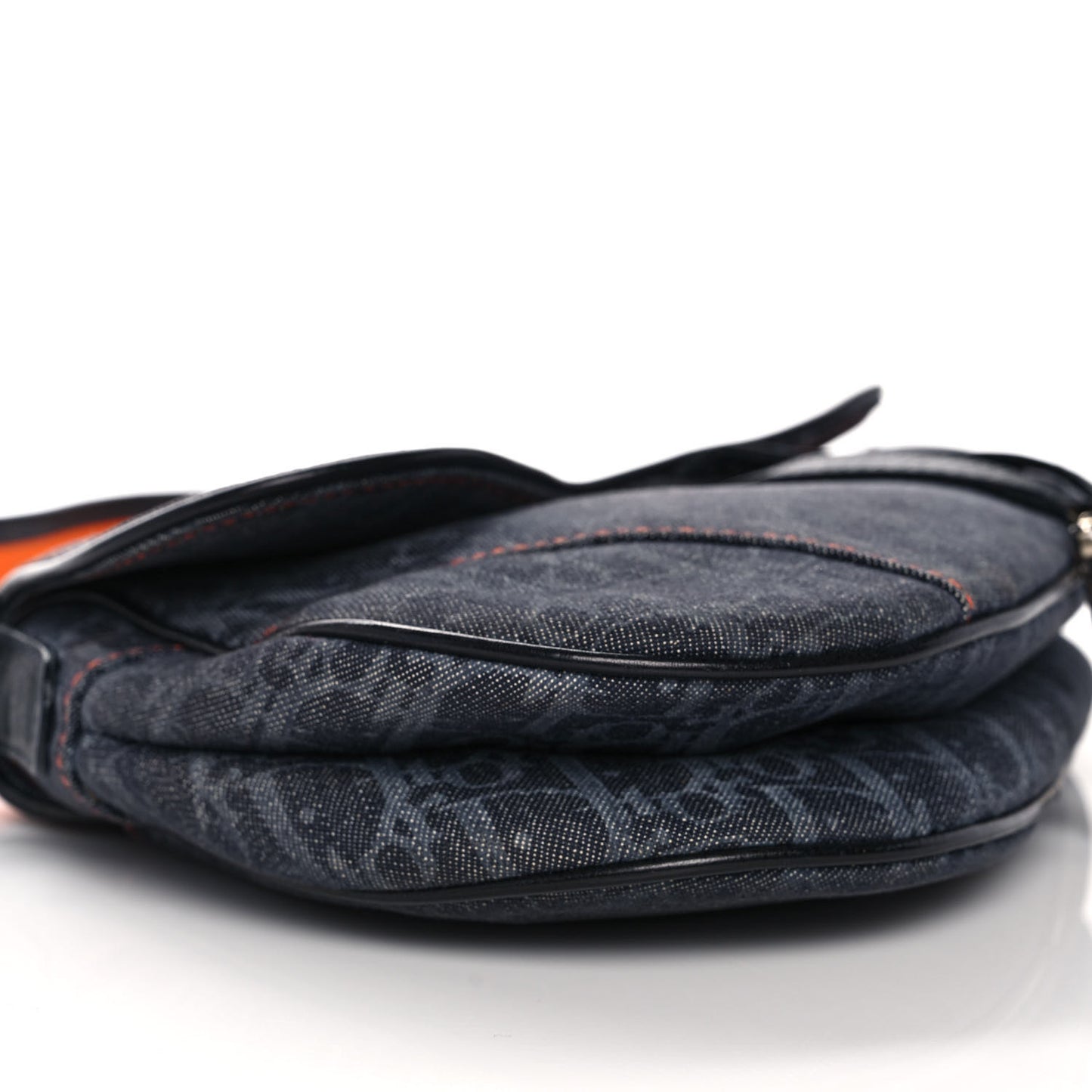 Denim Monogram Flight Saddle Bag