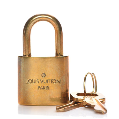 Louis Vuitton Brass Lock and 2 Keys Set #305 1 of 4