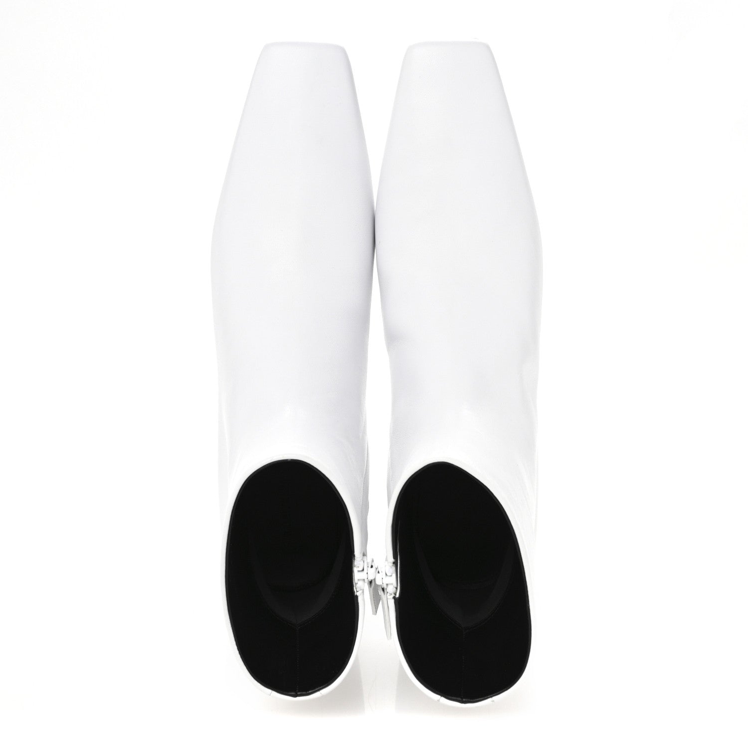 Balenciaga Sheepskin Typo Ankle Booties 39 White 2 of 10