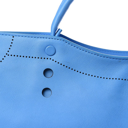 Balenciaga Veau Soyeux Perforated Blackout City Bleu Turquoise 11 of 13